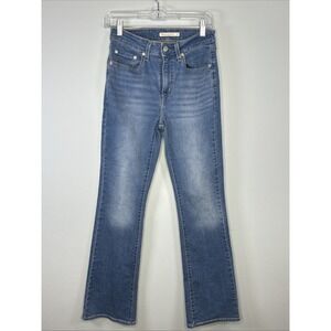 Levi's 725 Bootcut Jeans Women's High Rise Med Wash Everyday Fit Size 27x32